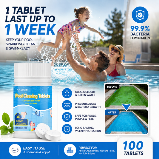 The Next-Gen Pool Purifier is here ✨ 2X Stronger Algae Control, Gentle & Safe for Kids! 👨‍👩‍👧‍👦