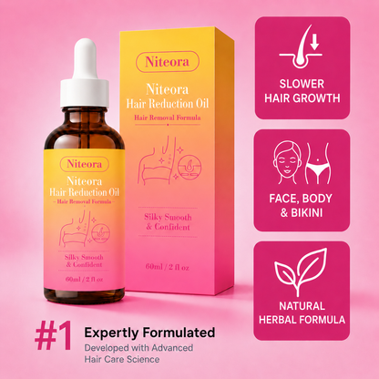 🔥LAST DAY 60% OFF Lunarlumi Hair Reduction Oil 60 ml – Permanent Hair Removal Oil