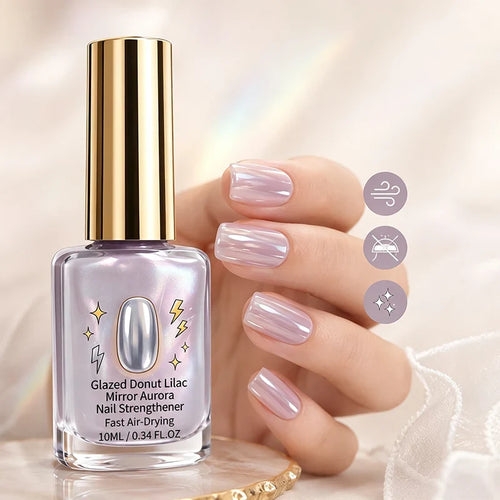 💜💅Last Day Special Price 70% OFF - Buy 1 Get 1 Free✨Lilac Glossy Mirror Nail Strengthener